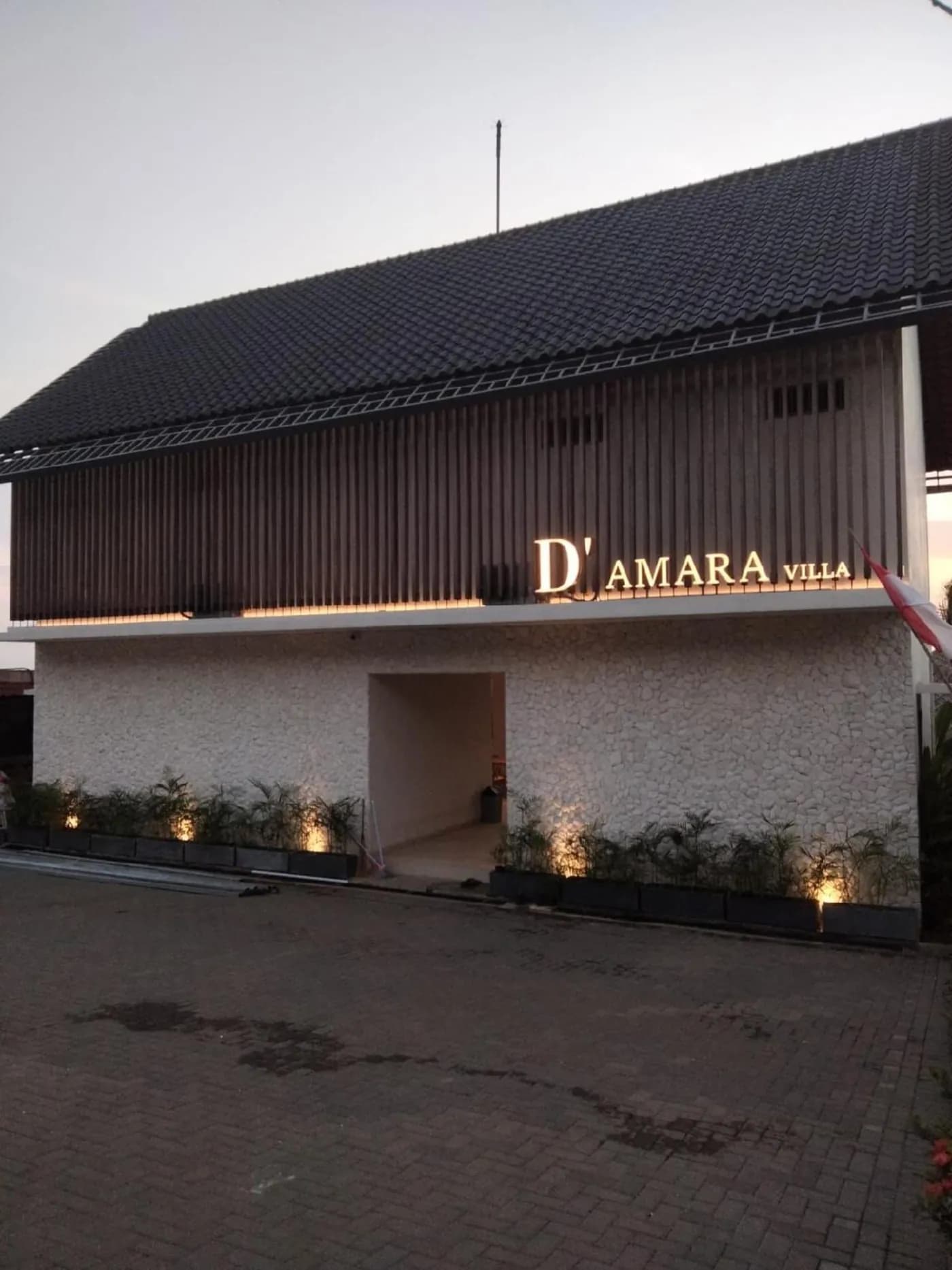 The D'Amara Villa entrance pavilion